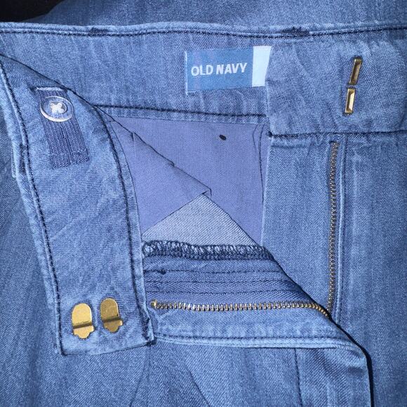 Old navy blue Extra High-Waisted Super Wide-Leg Trouser Pants women’s size 4 - Picture 5 of 7